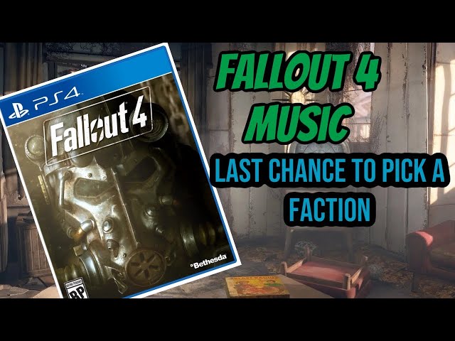 Fallout 4 Relaxing Music Walk | Last Chance To Choose Your Faction [Hacked Version]