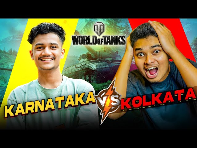 ಕರ್ನಾಟಕ VS ಕೊಲ್ಕತ್ತಾ💛❤️ | WORLD OF TANKS GAMEPLAY | SURAJ GAMING