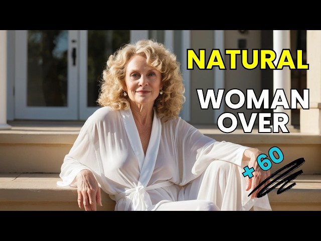 Natural Older Woman Over 60 Attractively Dressed Classy Natural Older Ladie Over 60🔥Fashion Tips #50