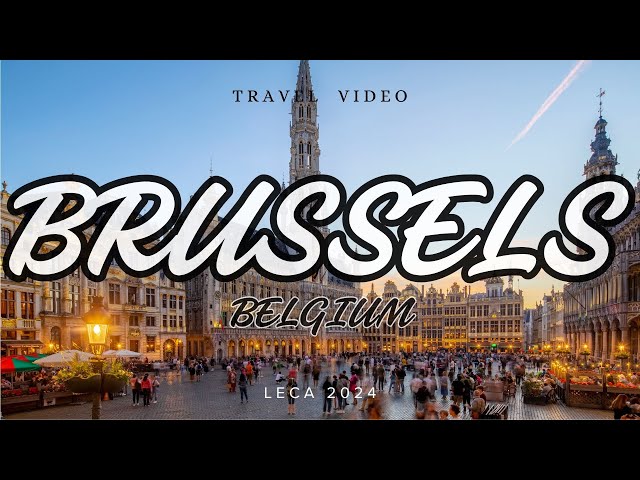 Brussels Belgium | Cinematic 2024 | Osmo Action 5 Pro 4k