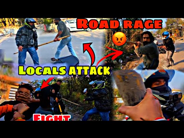 Local people Attack On Bikers 🤬 || Ro@d Rage 😡 Serious Fight // Asif Bhat Vlogs