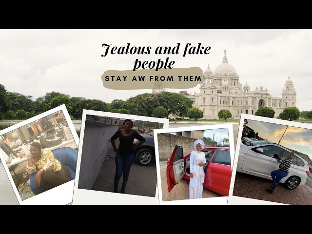 Jealous  and fake people stay away from them