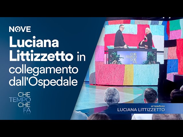 Luciana Littizzetto in collegamento dall'Ospedale | Che tempo che fa