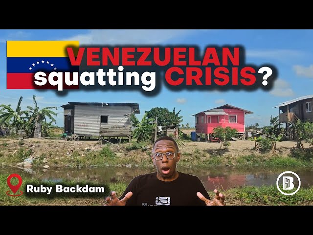 Venezuelan Migrants Squatting on Guyanese Farmland | Ruby Backdam Squatting