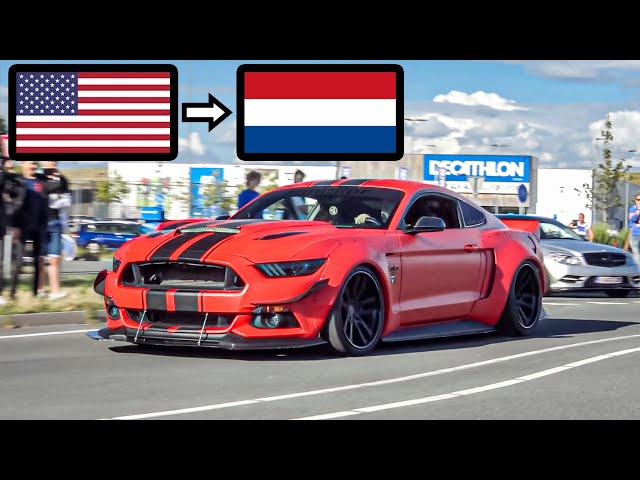 American Muscle Cars in Europe Compilation 2020-2021 (The Netherlands)