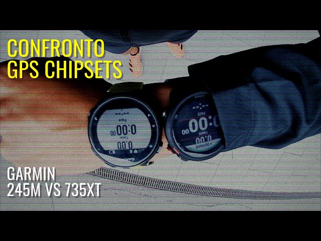 GARMIN 245 Vs 735XT - Confronto precisione GPS (GPS Precision Comparison) - ITA (ENG subtitles)