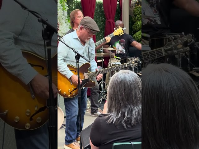 Blues guitar great, Chris Cain And Joey Delgado in Arcadia, California