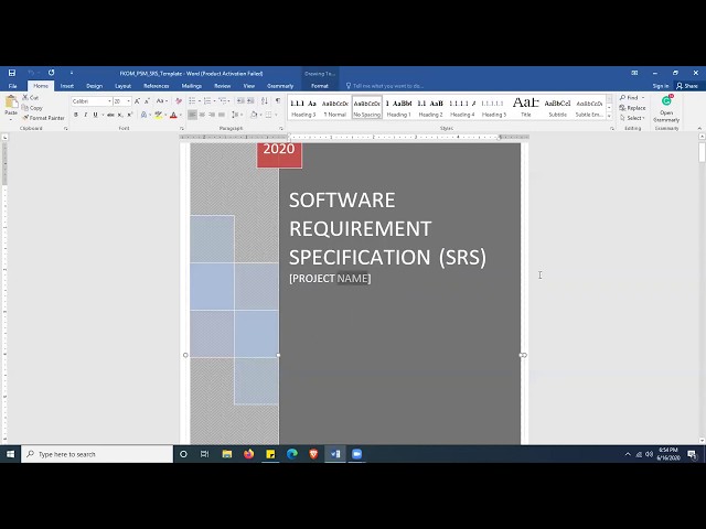 BCC3012: Writing a Software Requirement Specification (SRS) document for FKOM Undergraduate Project