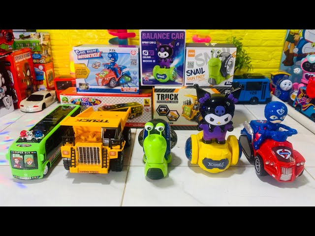 SULTAN BOY ROBOT TOYS, unboxing captain america robot, snail robot, kolomi scooter robot, giant truk