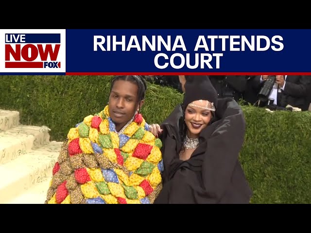 Rihanna attends the trial of her partner, A$AP Rocky  | LiveNOW from FOX