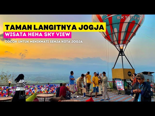 TEMPAT YANG COCOK MENIKMATI SENJA KOTA JOGJA - WISATA HEHA SKY VIEW - Wisata Jogja Terbaru