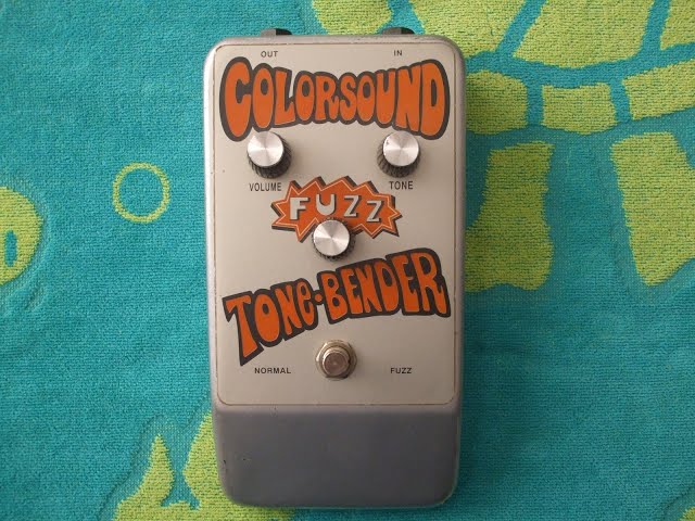 Curtis Reid COLORSOUND TONE BENDER dick denny op amp sola sound macari's fuzz pedal box not MK II IV