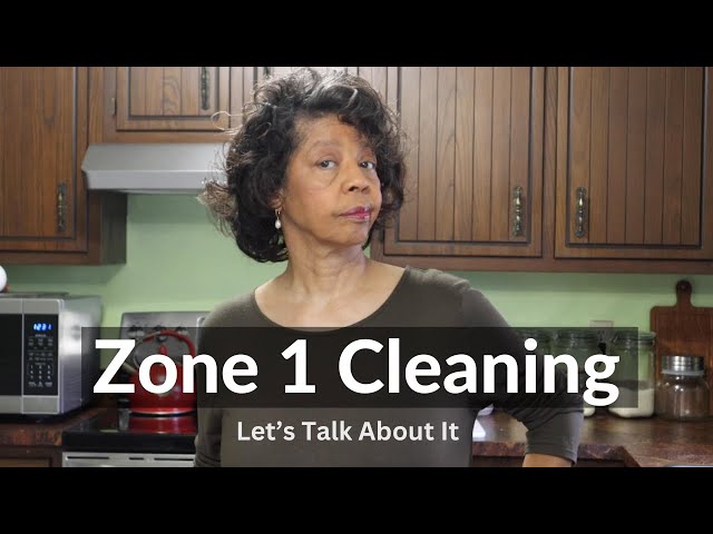 Deep Cleaning in Zone 1 | Cleaning Motivation with Flylady Cleaning System