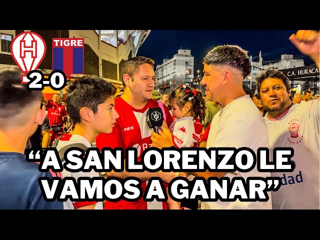 “PREPÁRATE CUERVO” HURACÁN 2 - 0 TIGRE | REACCIÓN CON LOS HINCHAS