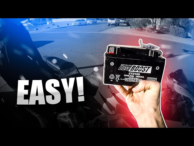 How to Change YOUR Motorcycle Battery! [Motovlog 415]