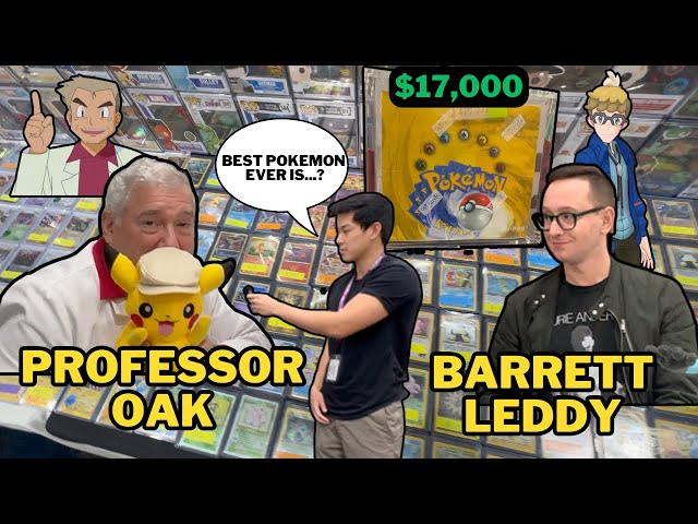 Asking Professor Oak (and others) the TOUGH questions at my FIRST Pokemon Convention