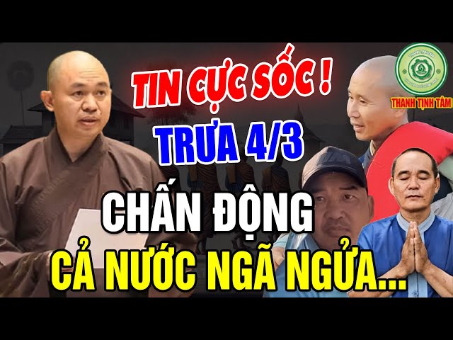 🔴CỰC NÓNG: Bản Tin TRƯA 24h ngày 04/3 Thầy Minh Tuệ mới nhất #thichminhtue #minhtue