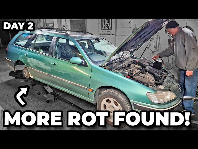 Peugeot 406 Sill & Wheel Arch Repair - Day 2