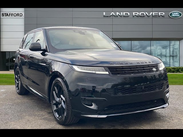 New  Range Rover Sport 3.0 P460e 38.2kWh Dynamic SE in Santorini Black I Stafford Land Rover