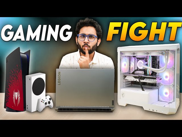 Gaming Laptop Vs Gaming Console Vs Gaming PC Build - Ultimate Comparison!