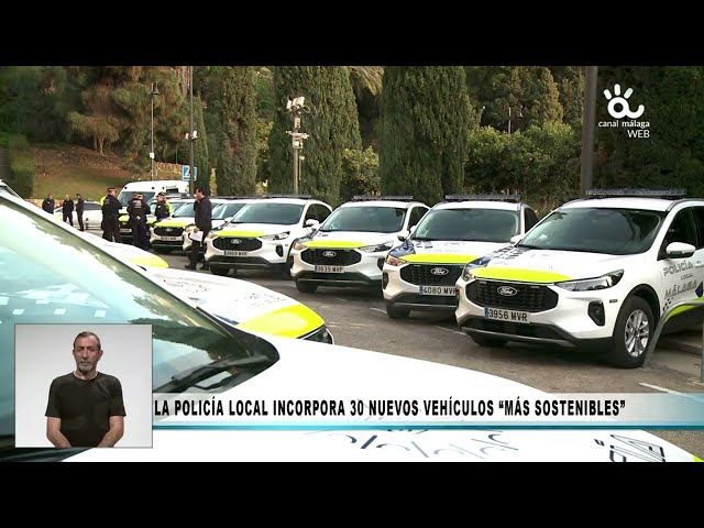 241202 #PolicíaLocalMálaga 🚔 Presentación 30 Nuevos Vehículos Policiales +Sostenibles 📺Canal Málaga