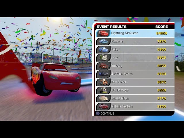 Cars 3: Driven to Win StuntShowcase with McQueen  McQueen,s awsome tricks