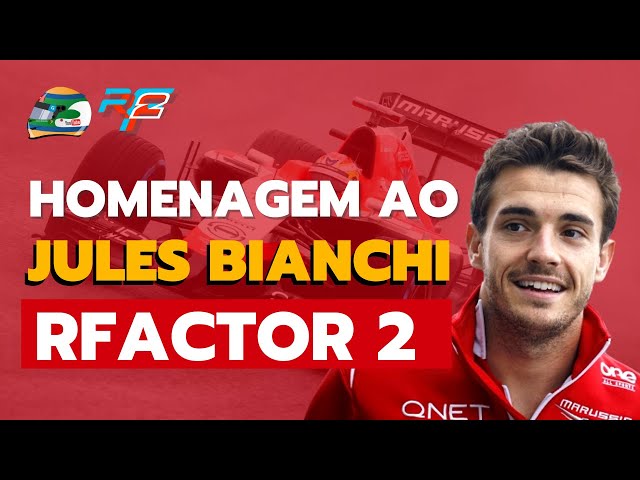 Homenagem a Jules Bianchi da Fórmula 1 | F1 Gameplay Rfactor 2