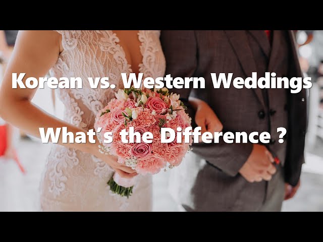 Listening to Korean / Korean vs. Western Weddings: What’s the Difference?  (English subtitles)