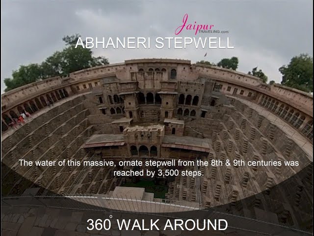 CHAND BAORI STEPWELL, ABHANERI IN 360