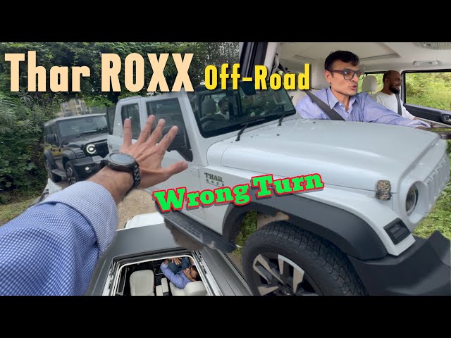 4x4 ON ROAD | OFF- Road | BODY ROLL - Mahindra Thar Roxx Vs Scorpio-N | Xuv700 | BLACK & White..🤔