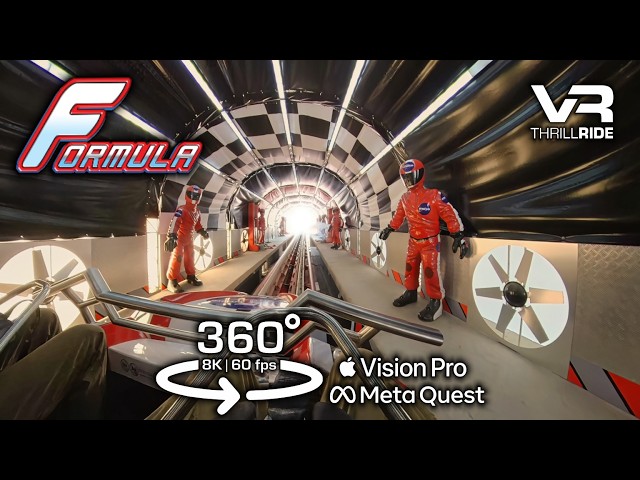 Unbelievable 8K 360° First Row Ride on Formula VR Roller Coaster at Energylandia Meta Quest