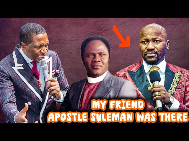 What Uebert Angel said about the Miracle Bishop Idahosa performed in the presence of Apostle Suleman