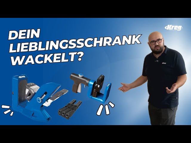 Dein Lieblingsschrank wackelt?  Repariere ihn in wenigen Minuten mit einem Pocket-Hole System.