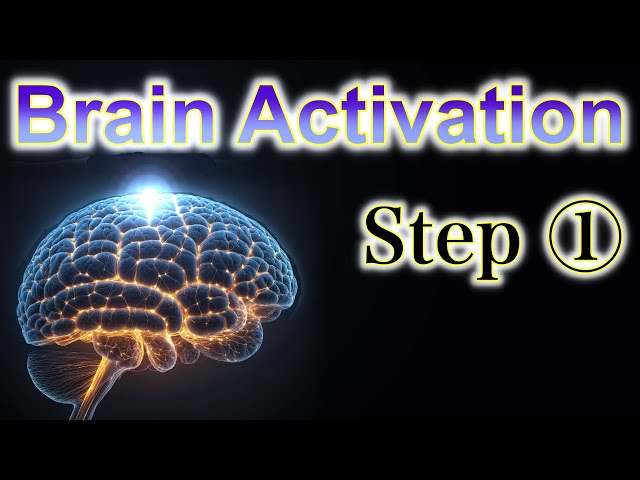 【 Brain Activation Step ① 】Healing to give rest and relieve brain fatigue