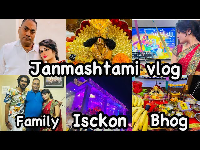 Janmashtami special vlog 😍| Isckon temple Janmashtami