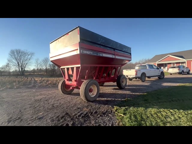 New-To-Farm Brent 740 Gravity Wagon! (Traveling Across The State Of Michigan)