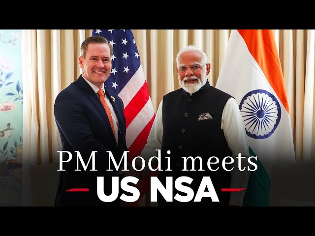 PM Modi meets with US NSA Michael Waltz in Washington DC