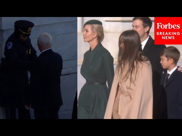 Mike Pence, Ivanka Trump & Family Arrive At Capitol Rotunda For Doanld Trump’s Second Inauguration