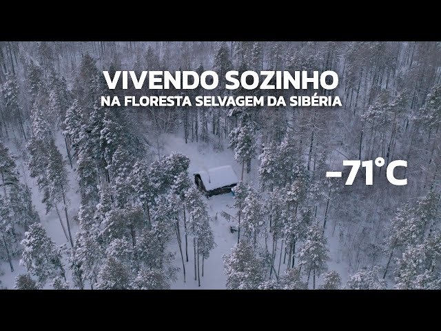 Vivendo Sozinho na Floresta Selvagem da Sibéria por 20 anos | -71°C, Yakutia