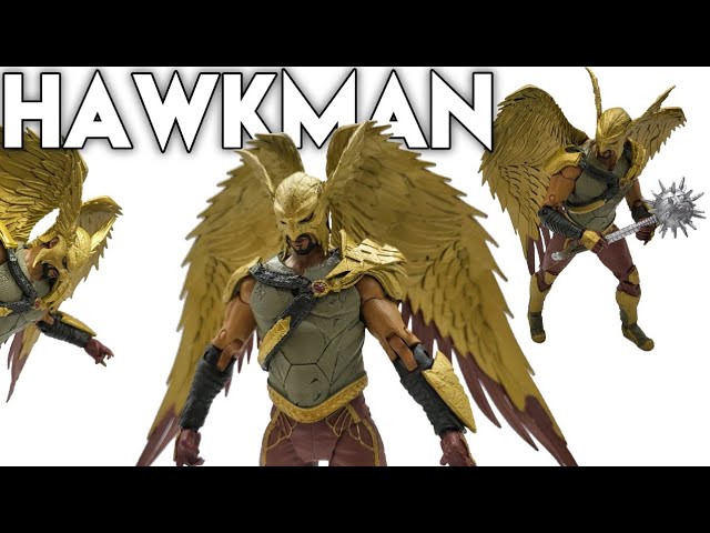 MCFARLANE TOYS Multiverse Black Adam Movie HAWKMAN Action Figure Review