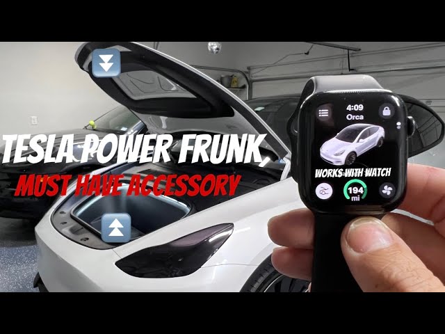 Tesla Power Frunk