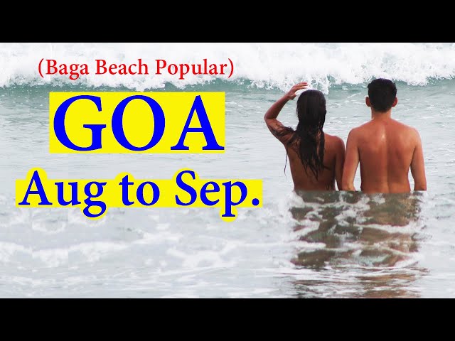 Goa Weather in Aug & Sep I Goa Baga Beach I #goa #Travel #Travelvlogs