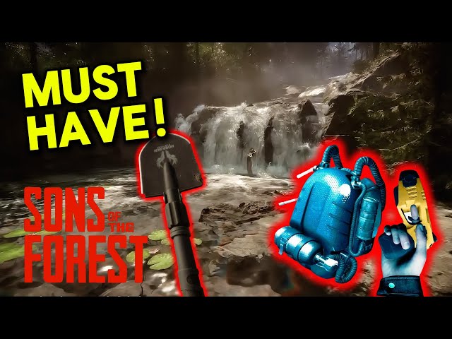 Finding the Rebreather, Shovel, and Shotgun in Sons of the Forest!