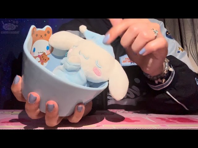 ☁️ASMR ᵎ  Showing You Guys My Cinnamoroll Merch So Far 🩵🧸