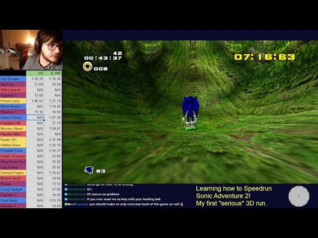 Learning Sonic Adventure 2 Speedrun! (Hero Story). Day 2