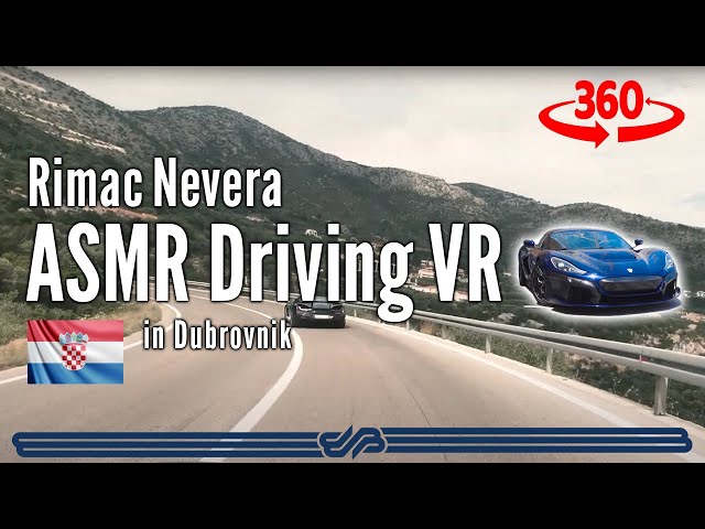 【VR x ASMR】*Rimac Nevera* Driving in Croatia / Fastest EV in the World / No Edit /BINGO MEDIA