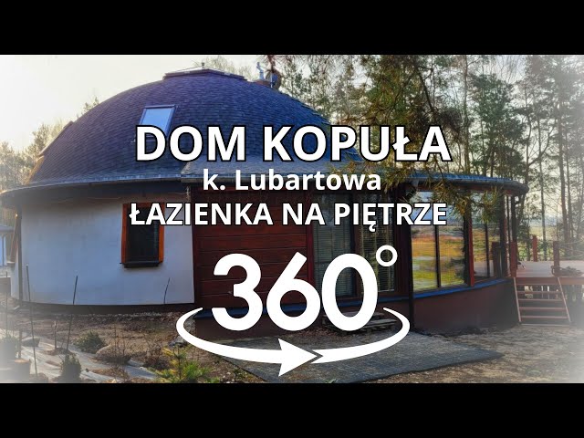 Dom Kopuła k. Lubartowa - Łazienka na Piętrze