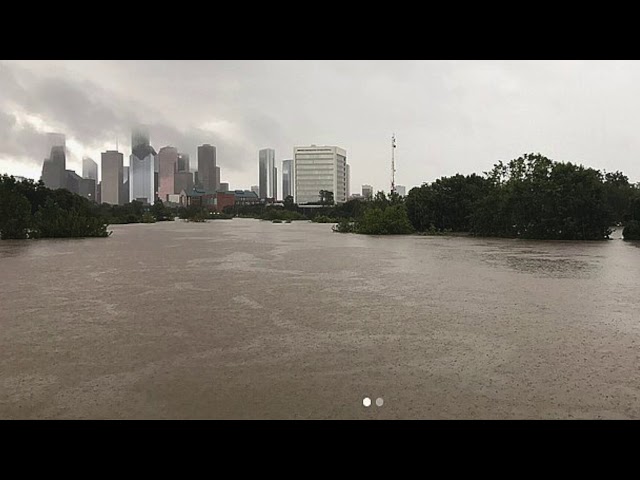 Before & After: Flooding on Buffalo Bayou in Houston