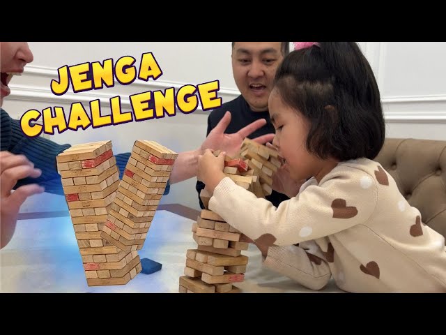 Crazy Jenga Challenge | Fun Family Games