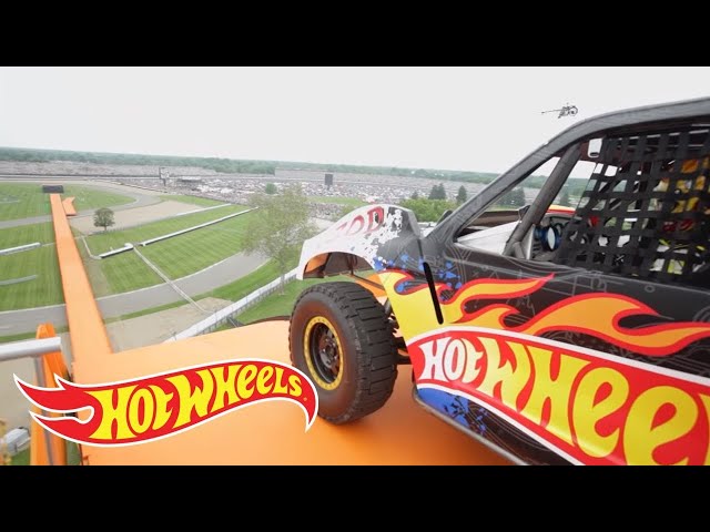 The Yellow Driver's World Record Jump (Tanner Foust) | Team Hot Wheels | @HotWheels